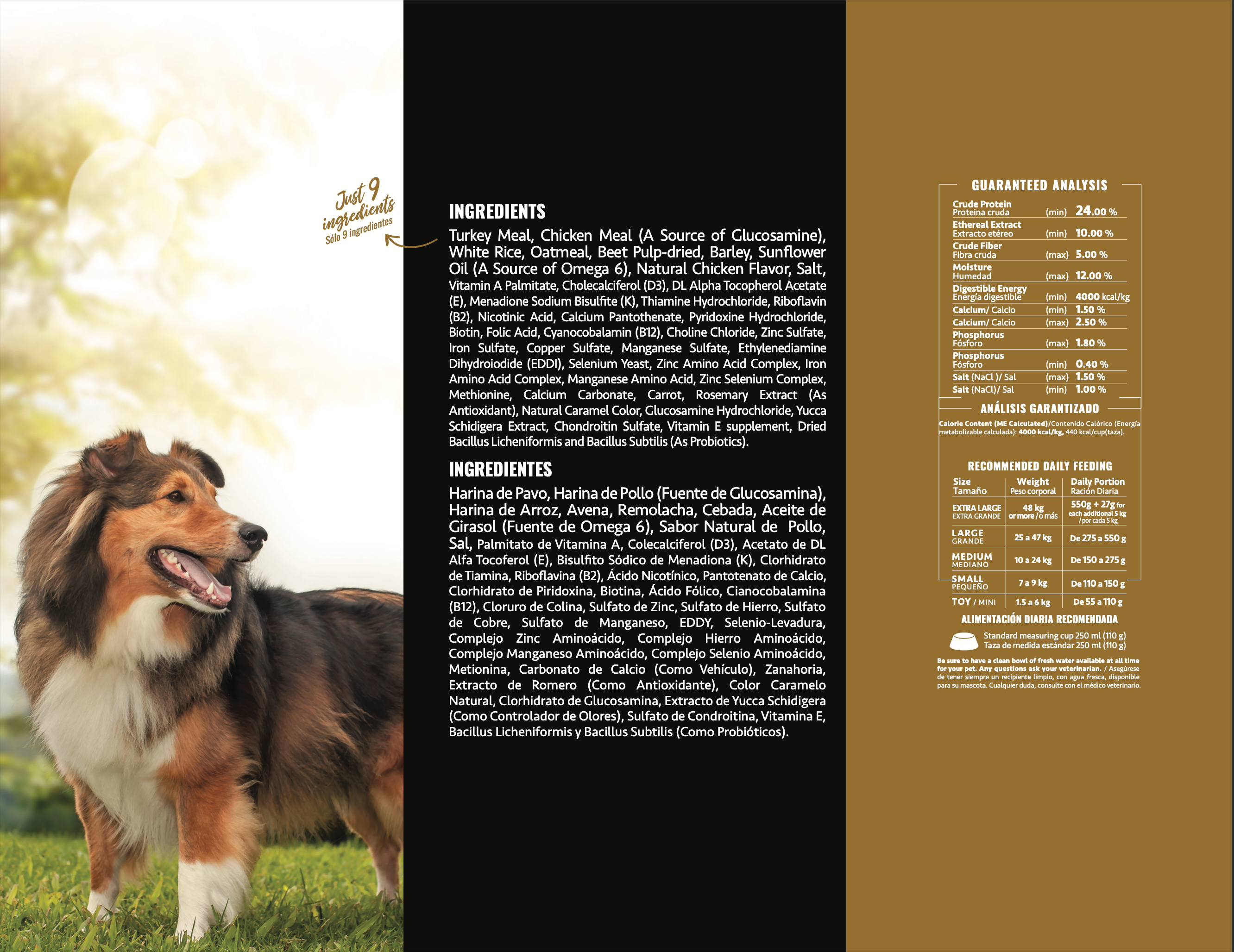 Total Nutrition Pavo y Arroz. Adulto