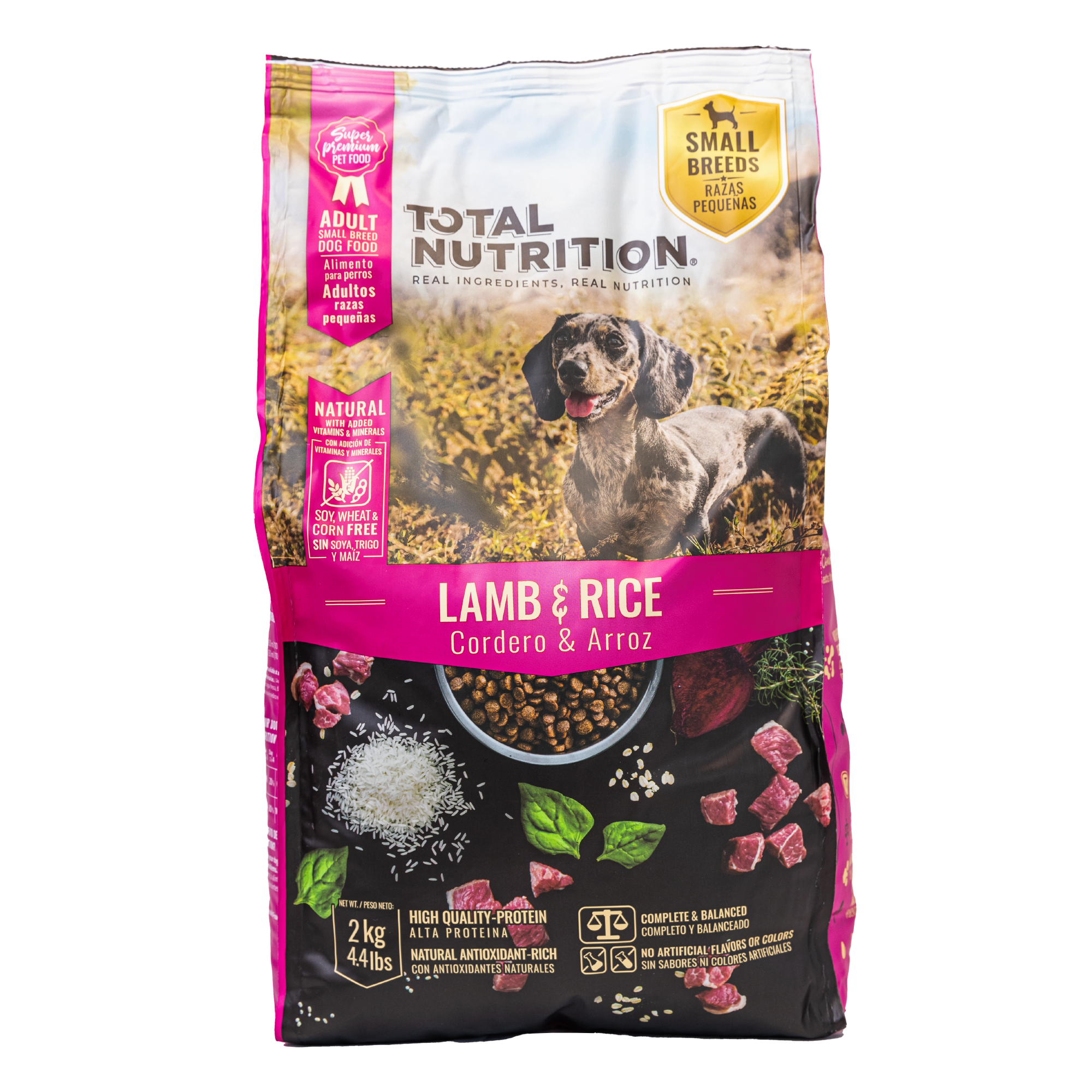 Total Nutrition Small Bites Cordero y Arroz. Adulto