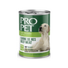 Lata Pro Pet carne de res 400grs. Adulto